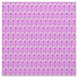 Tela Pensamientos de la lavanda - modelo retro del