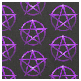 Tela Pentáculos místicos púrpura en Black Cheeky Witch®