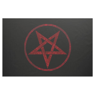 Tela Pentagram del diablo Rojo