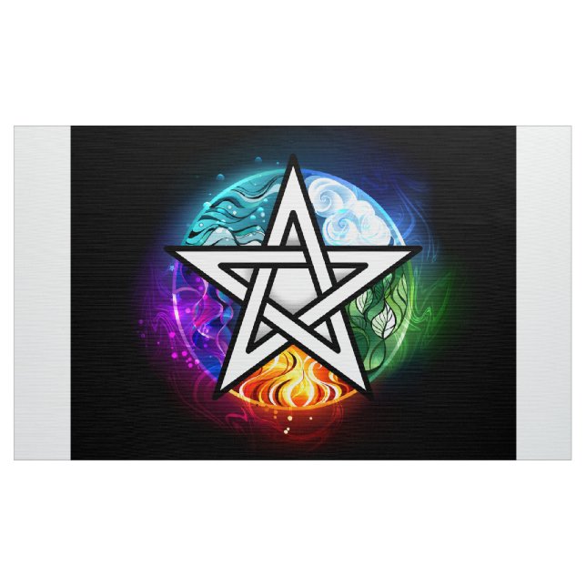 Tela Pentagrama de Wiccan (Yarda)