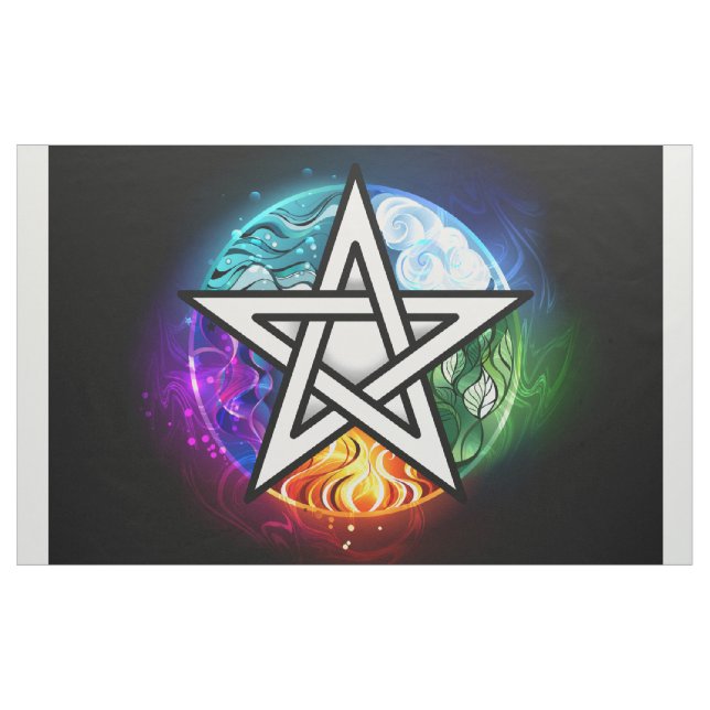 Tela Pentagrama de Wiccan (Yarda)