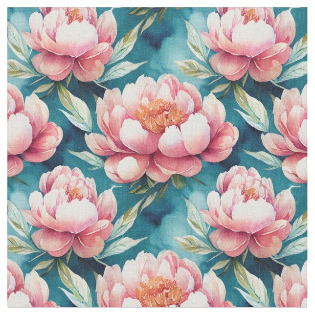 Tela Peonies 2 (De cerca)