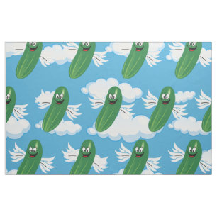 Tela Pepinillos De Pepino Divertidos Humor De Comida Fa