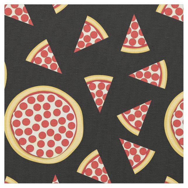 Tela Pepperoni Pizza Cute Niños Comida (De cerca)