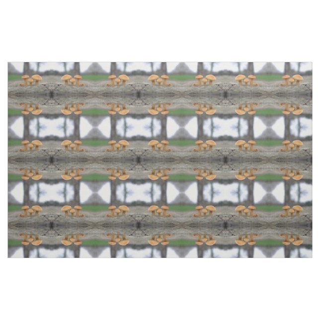 Tela Pequeñas Toadstools De Macroestaño ("Cuarto gordo" (fat quarter))