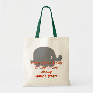 Tela Pequeño bolso de la invitación del elefante