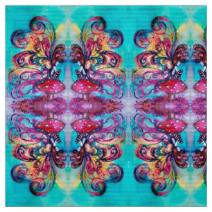 Tela Pequeño elfo de hongos Fantasía