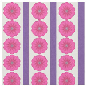 Tela Pequeño púrpura rosado brillante de la raya de la
