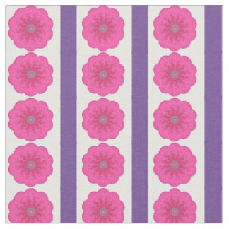 Tela Pequeño púrpura rosado brillante de la raya de la