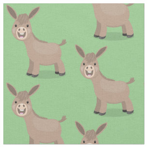 Tela Pequeño y feliz ilustracion de personalizado de bu