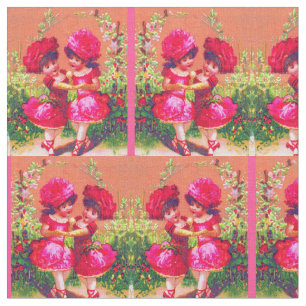 Tela Pequeños bailarines de tarjetas de comercio de Vic