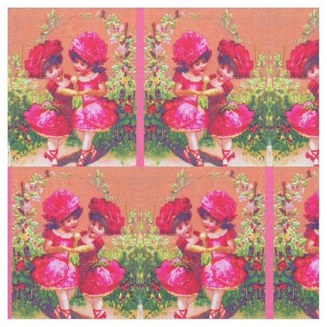 Tela Pequeños bailarines de tarjetas de comercio de Vic (De cerca)