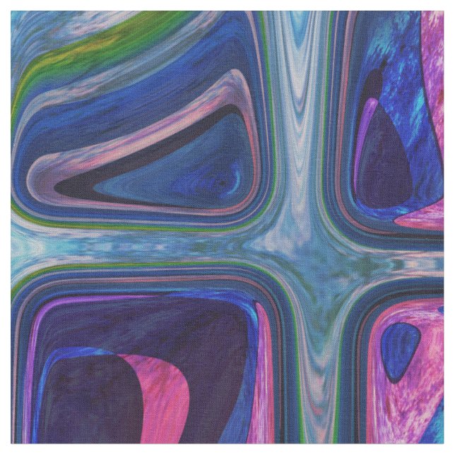 Tela Pequeños cubos coloridos psicodélicos (De cerca)