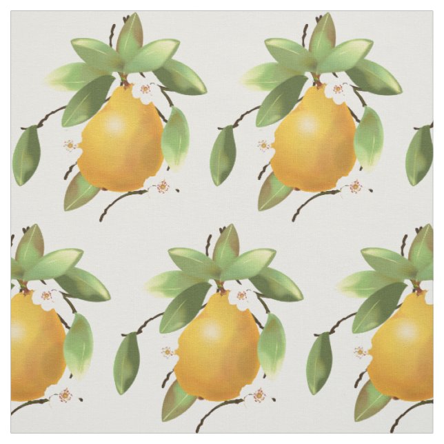 Tela Peras Fruta (Retal)