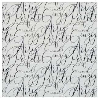 Tela perfekt und einzigartig schwarz Handschrift