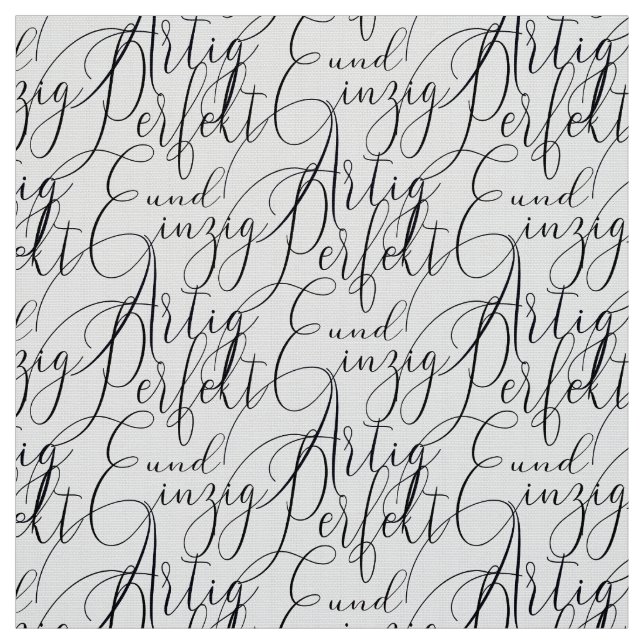 Tela perfekt und einzigartig schwarz Handschrift (Retal)