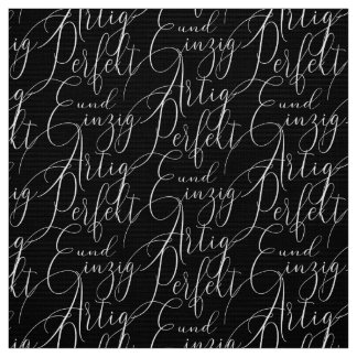 Tela perfekt und einzigartig weiß Handschrift