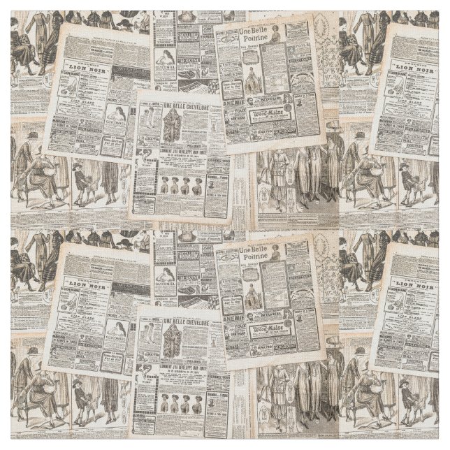 Tela periódico antiguo (De cerca)