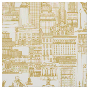 Tela Perla dorada de toile de Boston