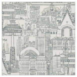 Tela Perla gris oscura toile de Chicago