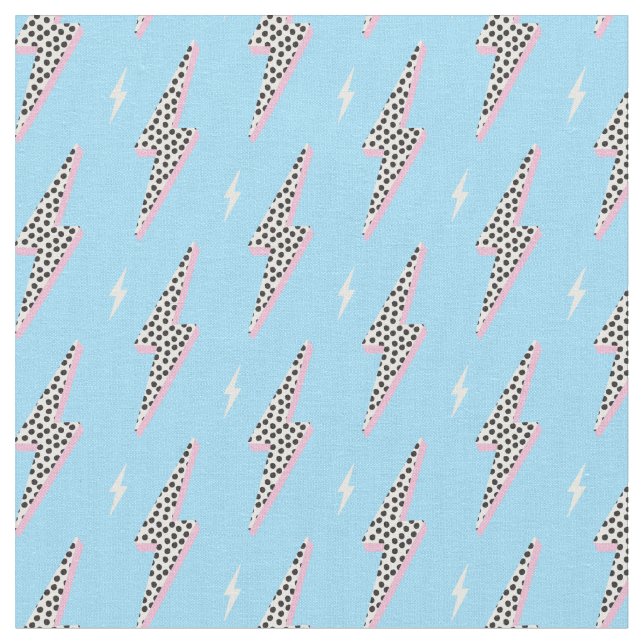 Tela Perno de rayo de punto rosa  (De cerca)