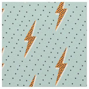 Tela Perno retro relámpago trueno destello azul puntead