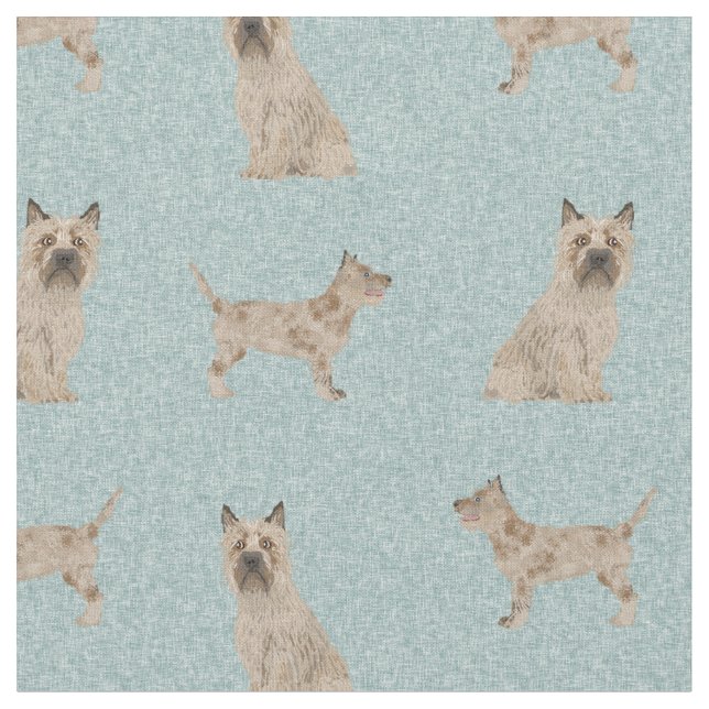 Tela perrito azul claro (De cerca)