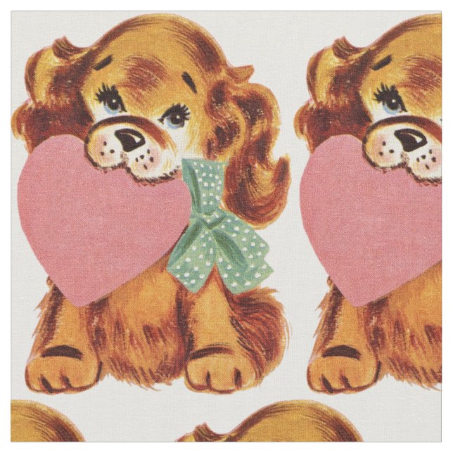 Tela Perrito del vintage (De cerca)