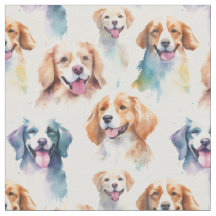 Perritos adorables acuarela