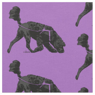 Tela Perro acuático portugués - Pista / Scent Púrpur
