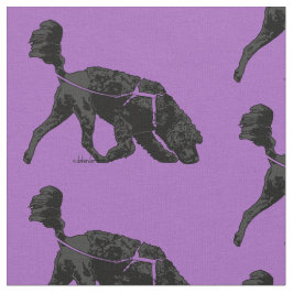 Tela Perro acuático portugués - Pista / Scent Púrpura 3
