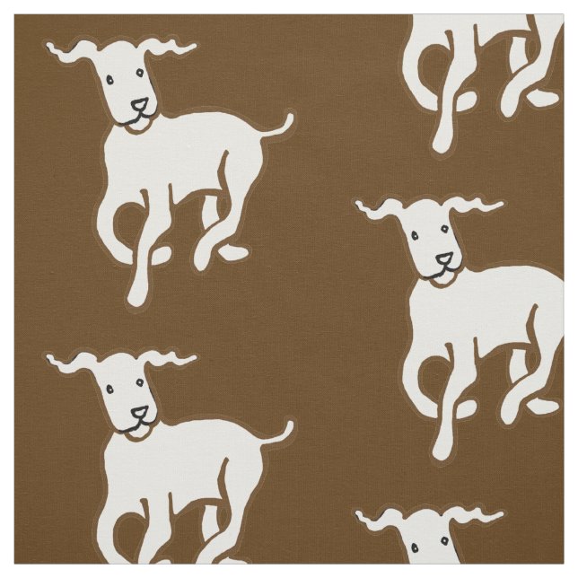 Tela Perro blanco (Retal)