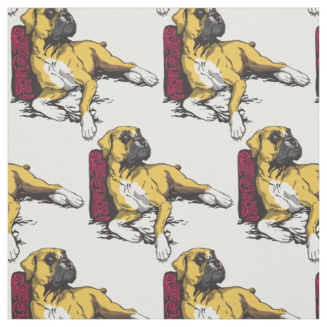 Tela perro boxeador (Retal)