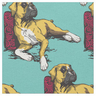 Tela perro boxeador