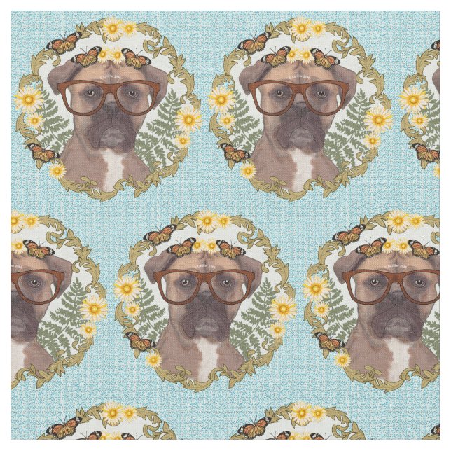 Tela Perro Boxer Encantador (De cerca)