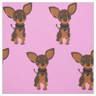 Tela Perro cachorro chihuahua marrón