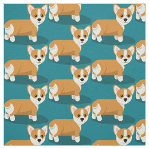 Tela Perro cachorro de Corgi galés