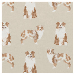 Tela Perro de merlán rojo del pastor australiano