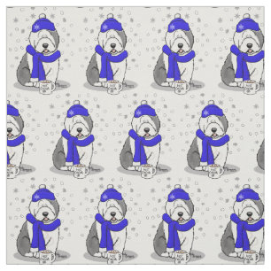 Tela Perro de perro de perro de perro viejo inglés azul