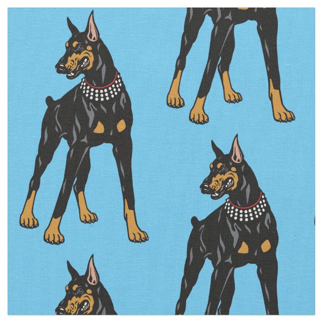 Tela Perro Dobermann o Doberman Pinscher (De cerca)