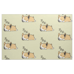 Tela Perro dormido de Corgi galés