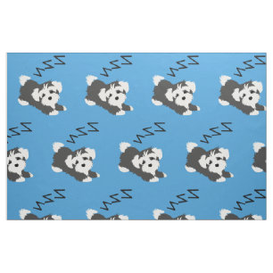 Tela Perro Havanés Durmiendo Amante de los Animales ZZZ