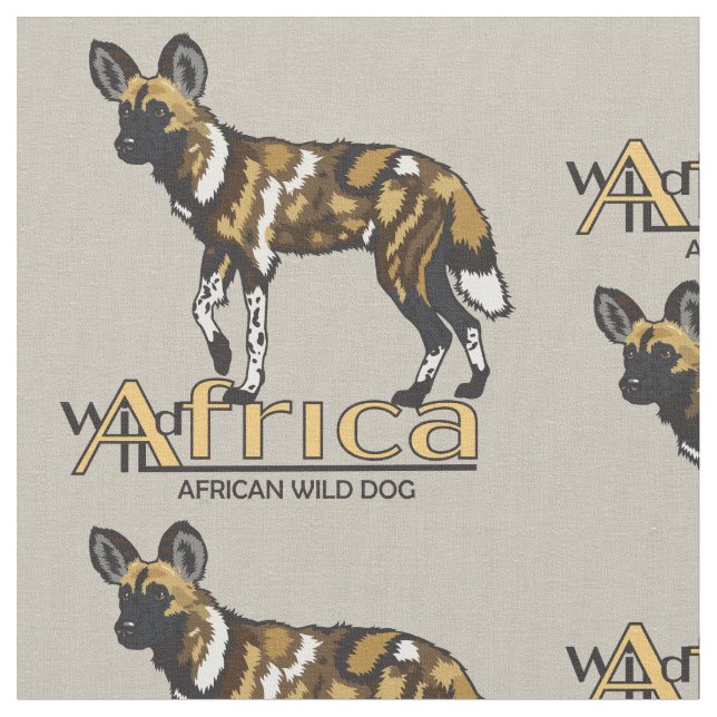 Tela Perro salvaje de África (De cerca)