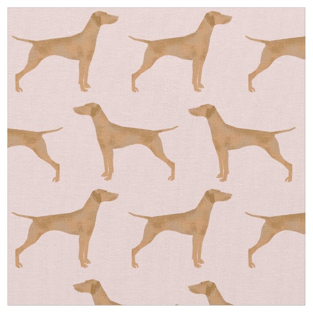 Tela perro vizsla rosa (De cerca)