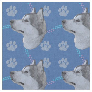 Tela Perros artísticos - Alaskan Malamute v1
