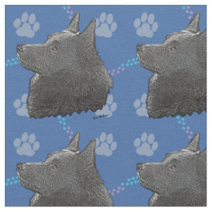 Tela Perros artísticos - Schipperke