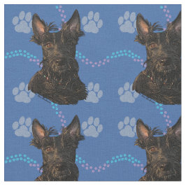 Tela Perros artísticos - Scottish Terrier v1