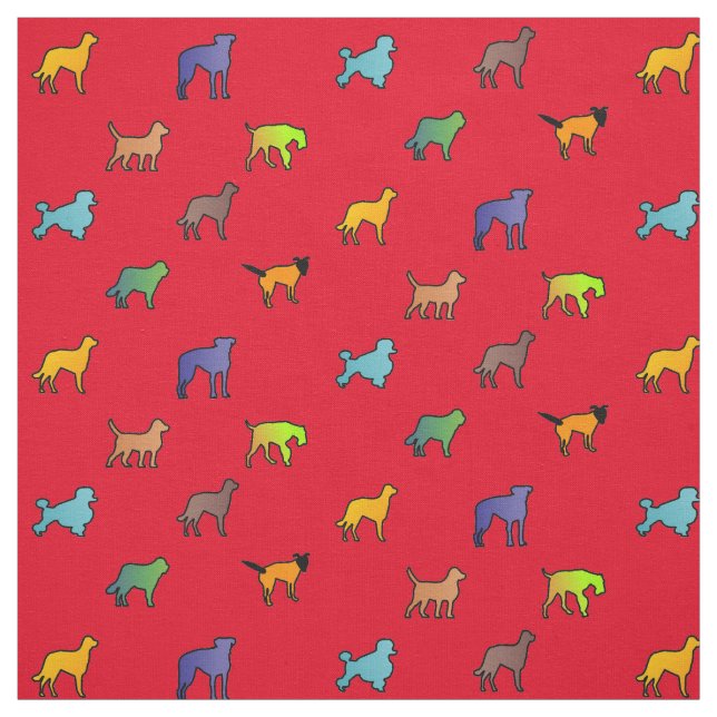 Tela Perros coloridos (Retal)