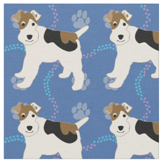 Tela Perros de caricatura - Wire Fox Terrier v1