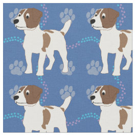 Tela Perros de dibujos animados - Jack Russell Terrier 